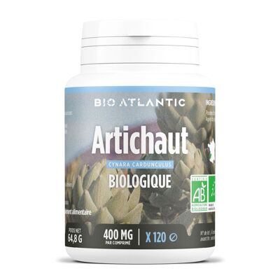 Alcachofa Orgánica - 400 mg - 120 comprimidos