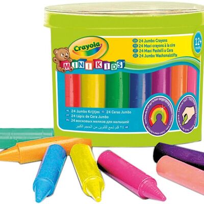 24 Maxi Wax Crayon