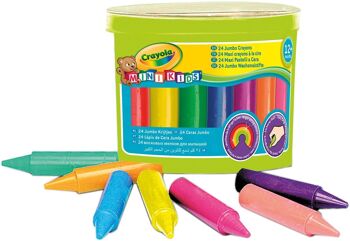 24 Maxi Crayon de Cire 1