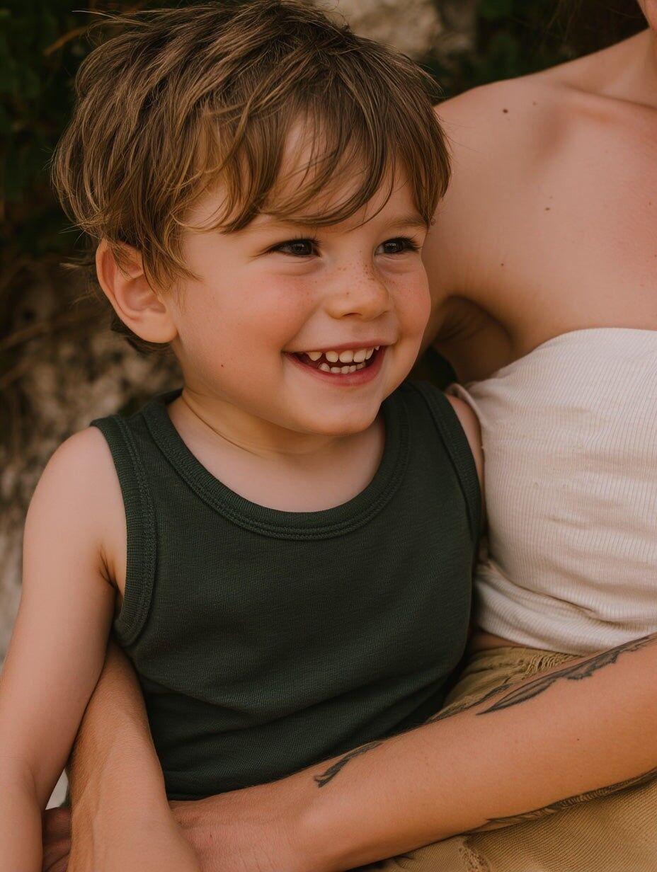 Camicia di lana per bambini - Lana Merino - Vista montagna