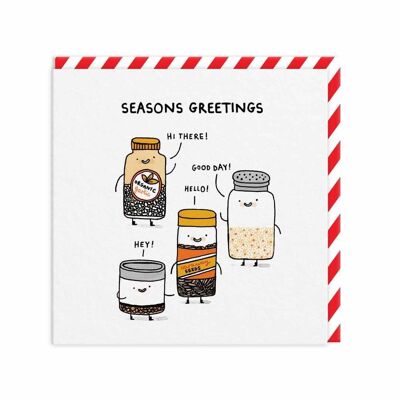 Weihnachtskarte „Seasons Greetings“ (9720)