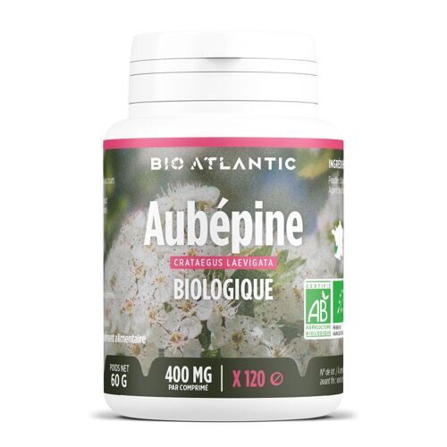 Aubépine Biologique - 400 mg - 120 comprimés