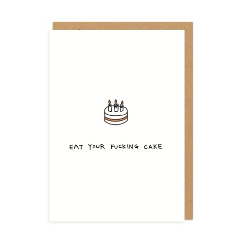 Eat Your Cake Birthday Card (3231)