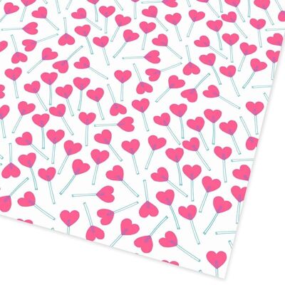 Geschenkpapier „Love Heart Lollies“ (4253)
