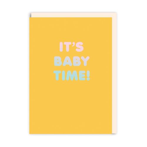 It's Baby Time Greeting Card (4817)