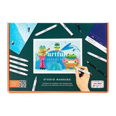 Artful: Escuela de arte en una caja - Edición de marcadores de estudio (7199)