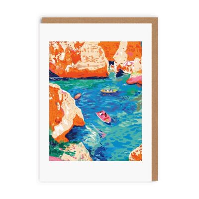 Orange Cliffs Grußkarte (7595)
