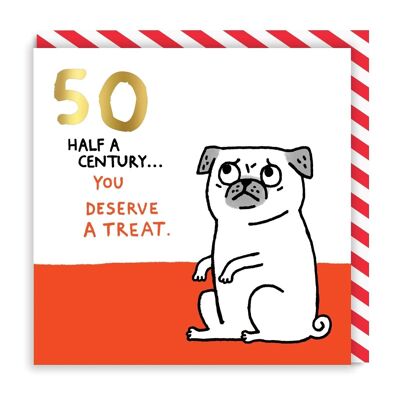 Half A Century 50th Birthday Card (8627)