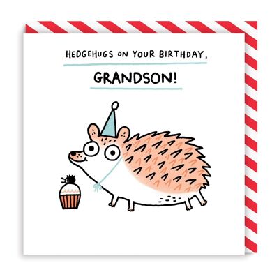 Hedgehugs Enkel-Geburtstagskarte (8628)