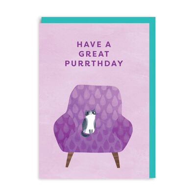 Que tengas una gran tarjeta de cumpleaños de Purrthday (9452)