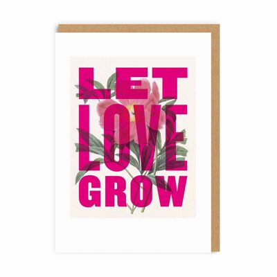 Laissez l’amour grandir carte de vœux (8113)