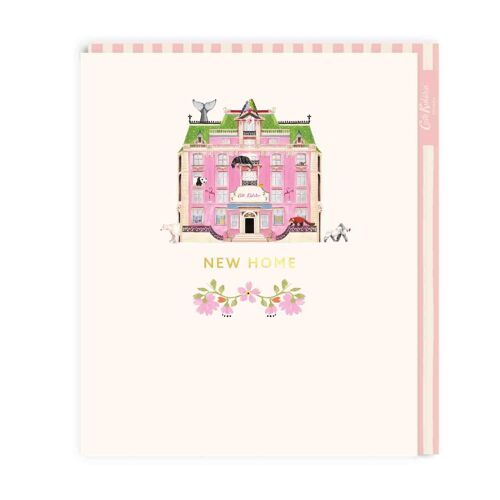 Pink House New Home Card (8912)