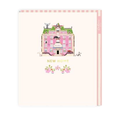 Pink House Neues Zuhause-Karte (8912)