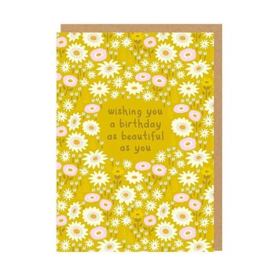 Beautiful As You Birthday Card (9443)