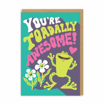 Vous êtes Toadally Awesome Carte de vœux (9214) 1