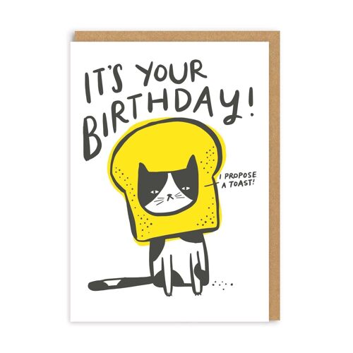 I Propose A Toast Birthday Card (9218)