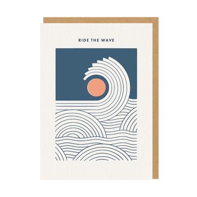 Ride That Wave Grußkarte (9428)