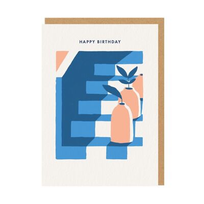 Happy Birthday Steps Greeting Card (9430)
