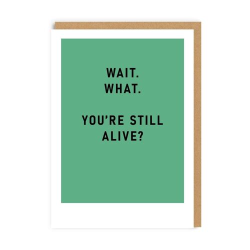 You're Still Alive? Greeting Card (9246)