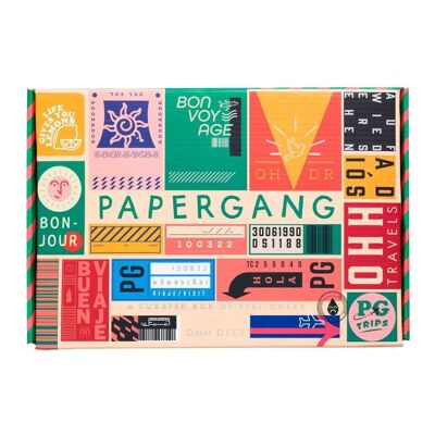 Caja de papelería Papergang "Bon Voyage" (8503)