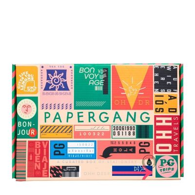 Caja de papelería Papergang "Bon Voyage" (8503)