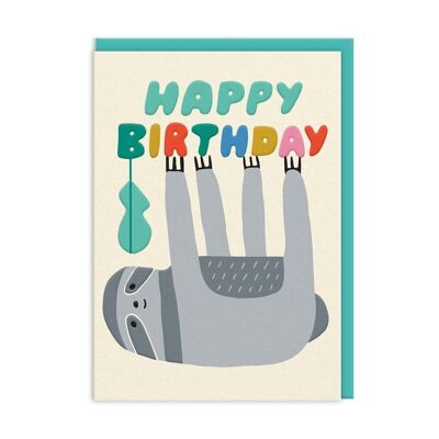 Faultier-Alles Gute zum Geburtstagskarte (10453)