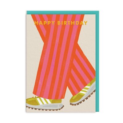 Stilvolle Walking-Geburtstagskarte (9512)