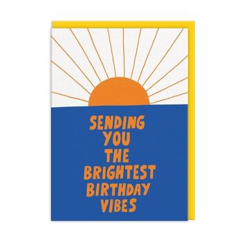 Carte d'anniversaire Brightest Vibes (9265) 1