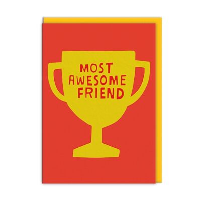Grußkarte „Most Awesome Friend“ (9263)