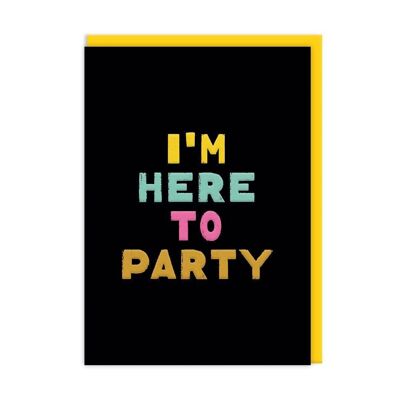 Here To Party-Grußkarte (9619)
