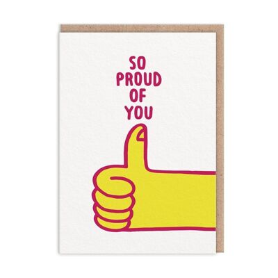 So Proud Of You Greeting Card (9818)
