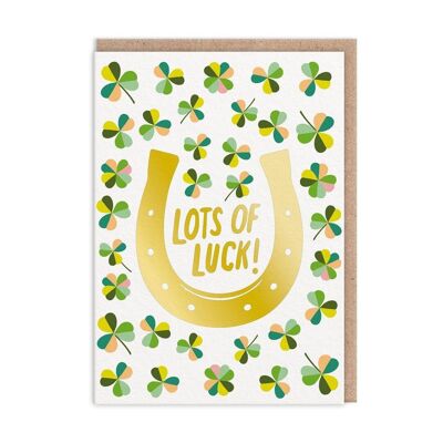 Lot's Of Luck Horseshoe Good Luck Card (9826)
