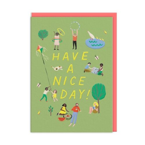 Have a Nice Day Park Birthday Card (9650)