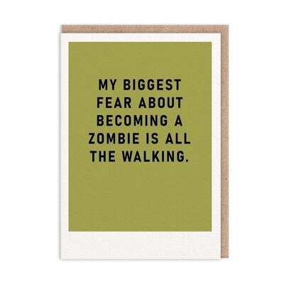 Zombie All The Walking Carte de vœux (9655)