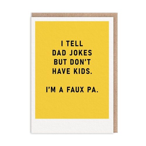 Faux Pa Greeting Card (9657)