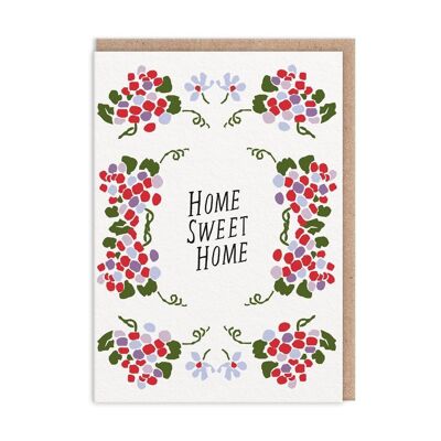 Floral Home Sweet Home New Home Card (9809)