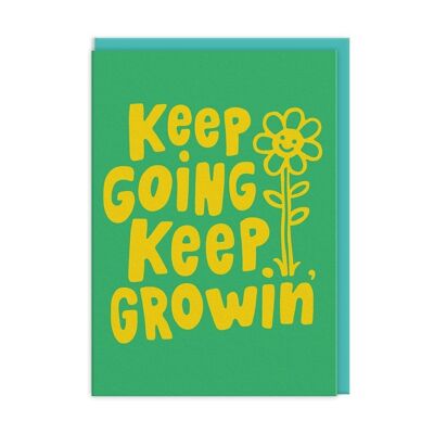 Grußkarte „Keep Going Keep Growin“ (9432)