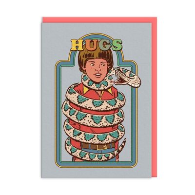 Snake Hugs Greeting Card (9537)