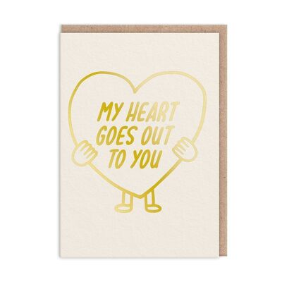 Heart Goes Out To You Sympathy Card (9813)