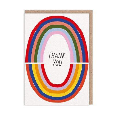 Rainbows Thank You Card (9801)