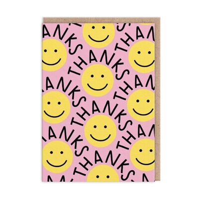 Smiley Faces Thank You Card (9805)