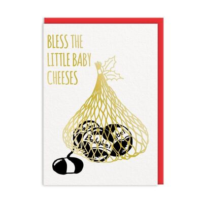 Biglietto natalizio "Bless The Baby Cheeses" (9674)