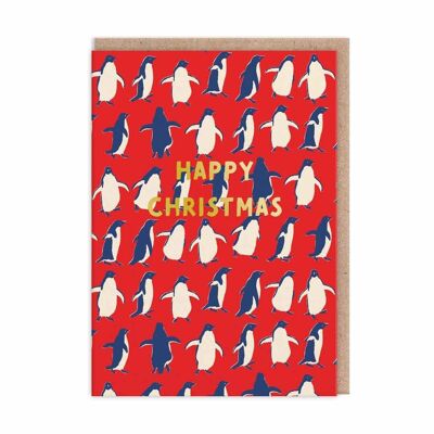 Carte de Noël Pingouins dansants (9667)