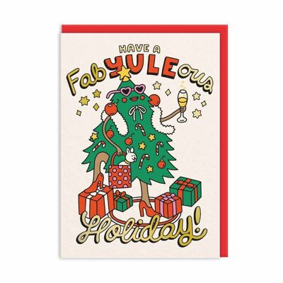 Biglietto di Natale per le feste FabYULEous (9660)