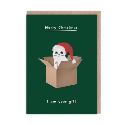 Weihnachtskarte „Merry Christmas I Am Your Gift“ (9678)