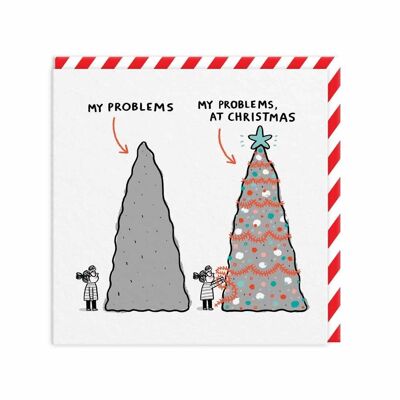 Karte „Meine Probleme bei Weihnachten“ (10519)