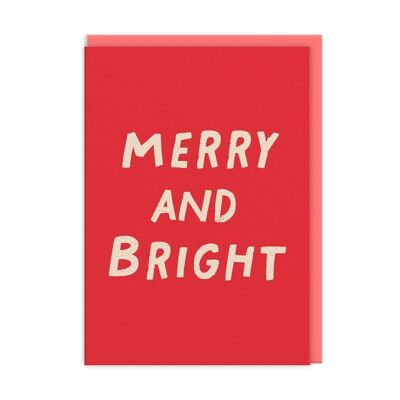 Cartolina di Natale allegro e luminoso (9707)