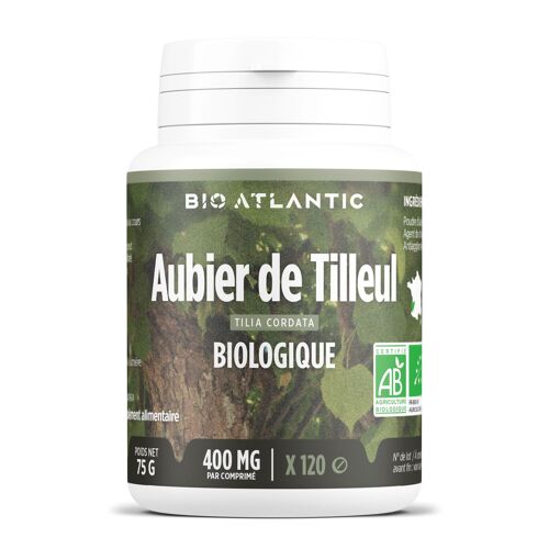 Aubier de Tilleul Biologique - 400 mg - 120 comprimés