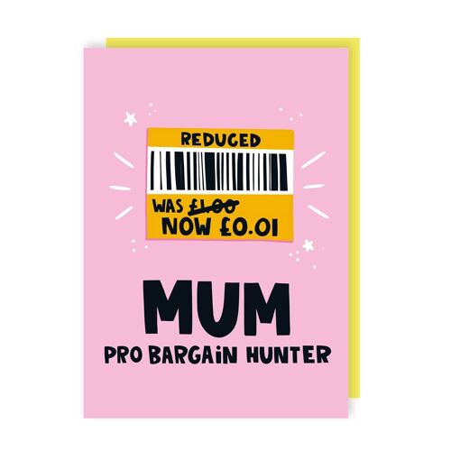 Pro Bargain Hunter Mother's Day Card Pack of 6