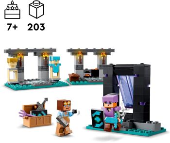 LEGO 21252 - L'Armurerie Minecraft 3